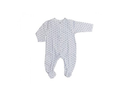 Overal rozopínací - Bodka dve farby