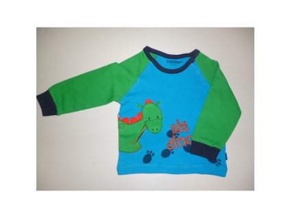 Tričko big dino, modro- zelené