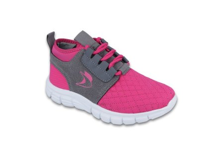 Tenisky Befado ružová so šedou
