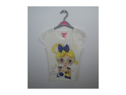 Tričko dievča s mašľou
