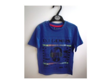 Tričko modré DJ GENIUS