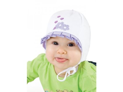 Čiapka s dvomi kvietkami