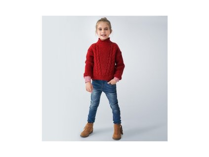 Dievčenské rifle MAYORAL 70 modré