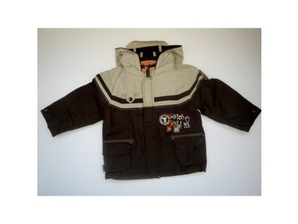 Chlapčenská bunda 2 v 1 MARIQUITA  hnedo-béžová