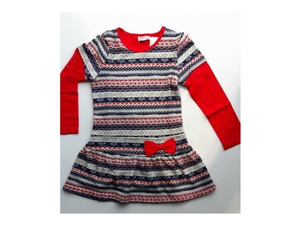 Dievčenské šaty modré - tunika