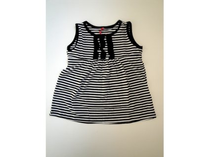 Tunika pásik- čiernobiely