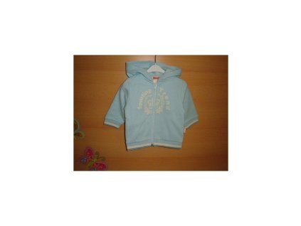 Mikina, modrá s kapucňou