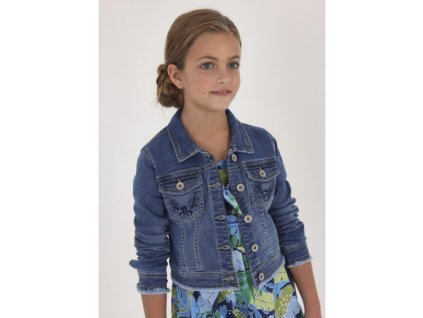Dievčenská riflová bunda MAYORAL 6434 modrá