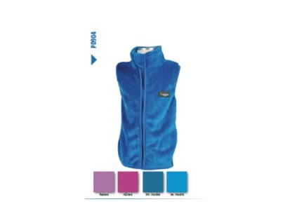 Chlpatá   fleece vesta