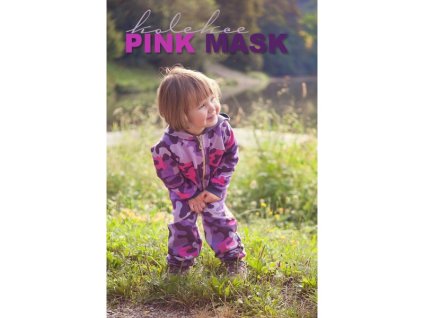 Mikina na zips PINK MASK