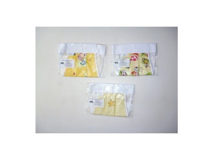 Ortopedické nohavičky  s lemom ŽLTÉ, suchý zips