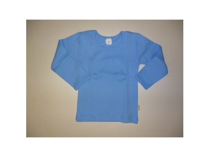 Tričko dlhý rukáv modrá
