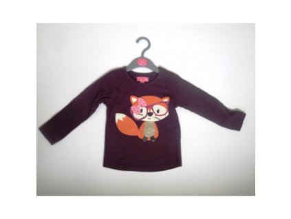 Tričko s veveričkou, fialové