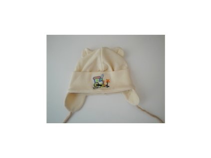 Čiapka vláčik béžová