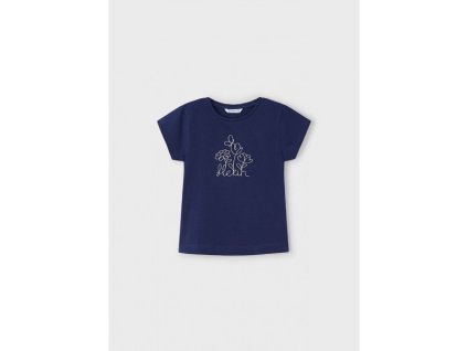 Dievčenské tričko MAYORAL 174 tmavomodré