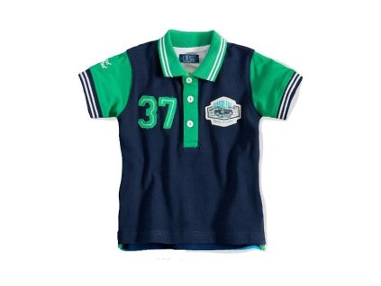 Tričko POLO 37 MODRO-ZELENé