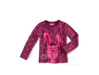 Dievčenské tričko ružové RABBIT