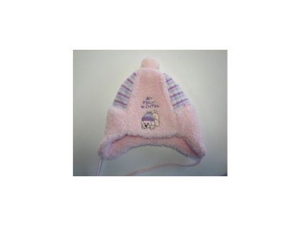 Čiapka psík - ružová