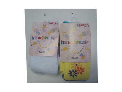 Detské pančuchy, froté 80/86-dievča