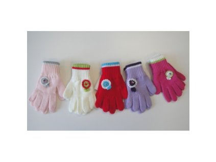 Rukavice FLOWER vel.5-7 rokov