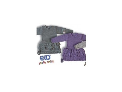 Šaty šedé s volánikmi