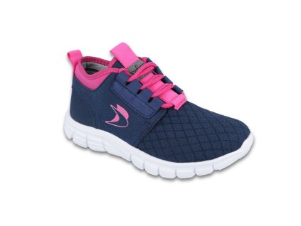 Tenisky Befado modré s ružovým