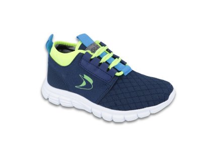 Tenisky Befado modré so žltým