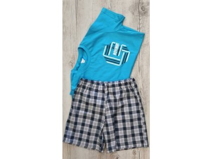 Chlapčenské letné pyžamo modré