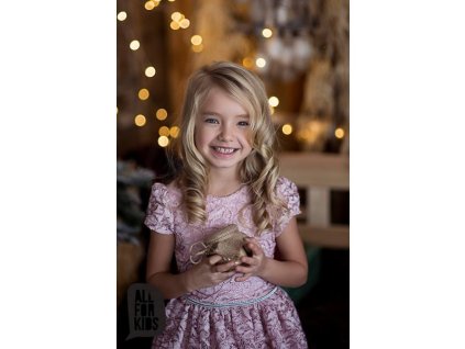 Dievčenské šaty ružové