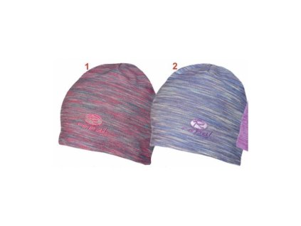 Dievčenká jarná čiapka mramorová