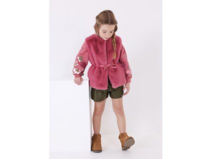 Dievčenská vesta Mayoral 4315 malinová