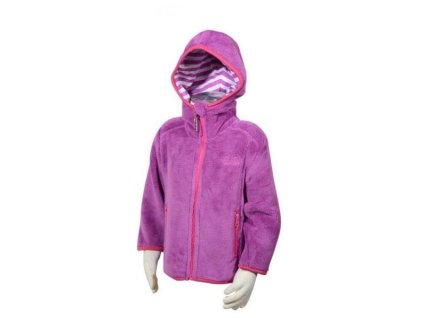 Mikina chlpatá fleece PIDILIDI fialová