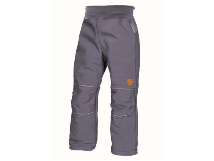 Softshellové nohavice tmavo šedé - reflexné