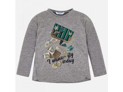 Dievčenské tričko dlhý rukáv MAYORAL 4056