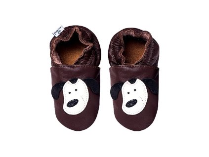 Kožené capačky - psík