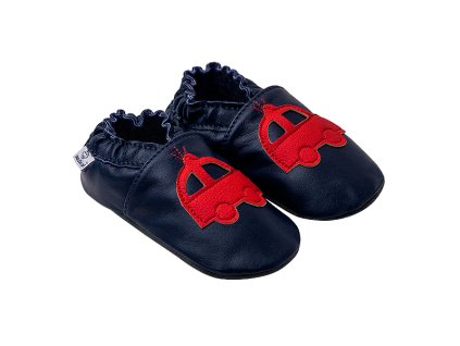 kožené capačky pre deti auto