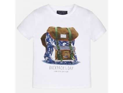 Chlapčenské tričko MAYORAL 6015 biela