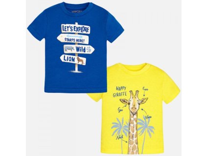 Chlapčenské tričko MAYORAL 1025 žlté a modré