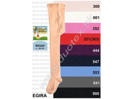 Detské hladké bavlnené pančuchy