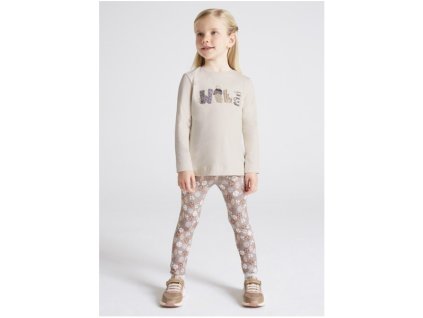 Dievčenské legíny MAYORAL 4764 hnedé vzor