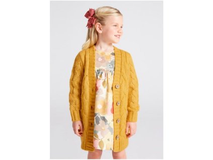 Dievčenský pletený sveter MAYORAL 4310 Miel vig