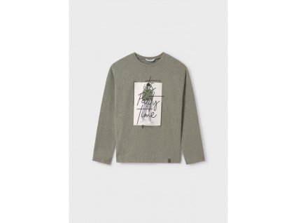 Dievčenské tričko MAYORAL 7057 sivé