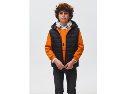 Obojstranná vesta MAYORAL 7389 oranžovo - čierna