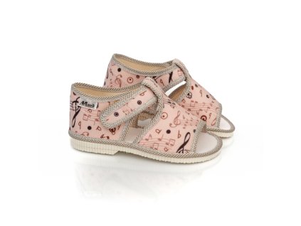 Dievčenské papuče Manik Noty