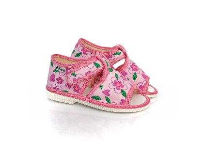 Dievčenské papuče Manik Kvietky