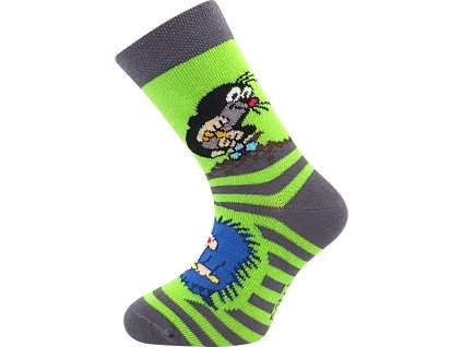 detske ponozky krtko boma zelené