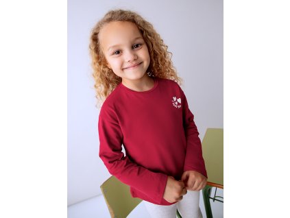 Dievčenské tričko Mayoral 4005 Červené