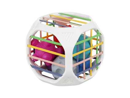 BABYONO 1582 Hračka senzorická Cube box 18m+