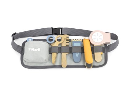 VIGA 44201 Drevený kadernícky set kaderníka na opasku b