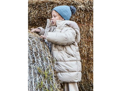 Dievčenská zimná dlhá bunda MAYORAL 4447